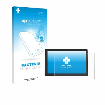 Face avant d’un emballage produit avec le logo de la marque upscreen. À côté, l’appareil Whitedeer A10PRO est représenté avec 