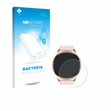 Face avant d’un emballage produit avec le logo de la marque upscreen. À côté, l’appareil Maoo VT.11 est représenté avec la pro