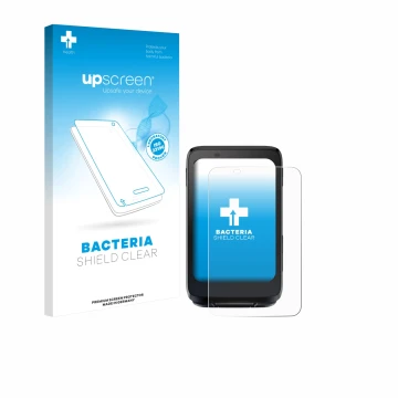 Face avant d’un emballage produit avec le logo de la marque upscreen. À côté, l’appareil iGPSPORT BiNavi est représenté avec l