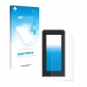 Face avant d’un emballage produit avec le logo de la marque upscreen. À côté, l’appareil Tenways CGO600 Pro est représenté ave