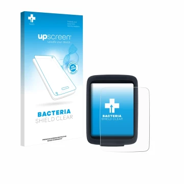 Face avant d’un emballage produit avec le logo de la marque upscreen. À côté, l’appareil Sigma BC 10.0 WR est représenté avec 