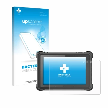 Face avant d’un emballage produit avec le logo de la marque upscreen. À côté, l’appareil MSI ND52 est représenté avec la prote