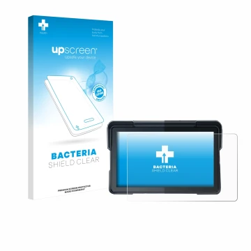 Face avant d’un emballage produit avec le logo de la marque upscreen. À côté, l’appareil Lamtto RC19 7