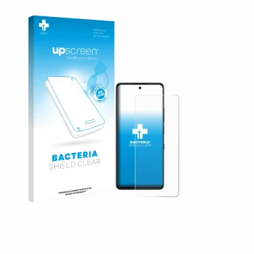 Face avant d’un emballage produit avec le logo de la marque upscreen. À côté, l’appareil TCL 50 Pro NXTPaper 5G est représenté