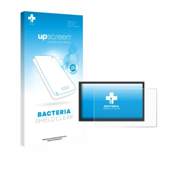Face avant d’un emballage produit avec le logo de la marque upscreen. À côté, l’appareil Leapmotor C10 2025 est représenté ave