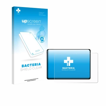 Face avant d’un emballage produit avec le logo de la marque upscreen. À côté, l’appareil Honor Magicpad 3 est représenté avec 