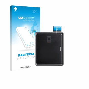 Face avant d’un emballage produit avec le logo de la marque upscreen. À côté, l’appareil Anycubic Kobra S1 / S1 Combo est repr