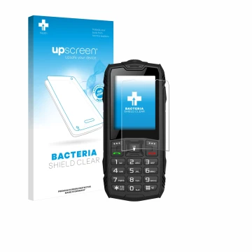 Face avant d’un emballage produit avec le logo de la marque upscreen. À côté, l’appareil Hammer Rock est représenté avec la pr