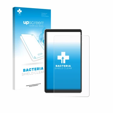 Face avant d’un emballage produit avec le logo de la marque upscreen. À côté, l’appareil Ulefone Tab A9 Pro est représenté ave