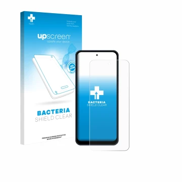 Face avant d’un emballage produit avec le logo de la marque upscreen. À côté, l’appareil Acer Acerone Liquid S262F5 est représ