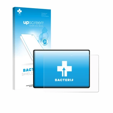 Face avant d’un emballage produit avec le logo de la marque upscreen. À côté, l’appareil Huawei MatePad 12 X 2025 est représen