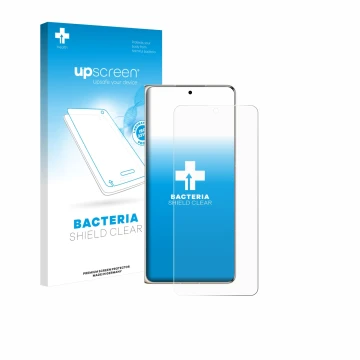 Face avant d’un emballage produit avec le logo de la marque upscreen. À côté, l’appareil Huawei Mate X7 est représenté avec la