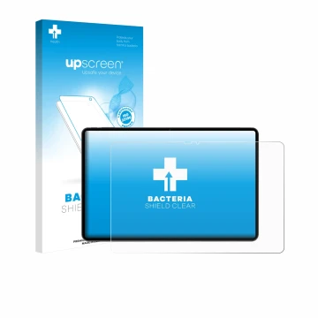 Face avant d’un emballage produit avec le logo de la marque upscreen. À côté, l’appareil VALE V12X LTE-8128 12.6