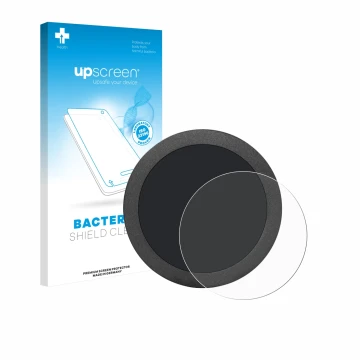 Face avant d’un emballage produit avec le logo de la marque upscreen. À côté, l’appareil Elecrow Display 2.8