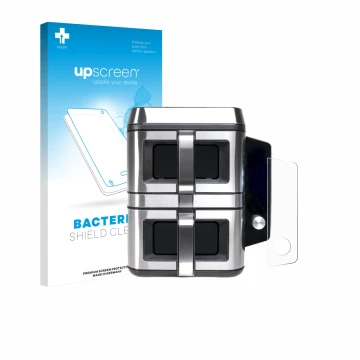 Face avant d’un emballage produit avec le logo de la marque upscreen. À côté, l’appareil KOENIC KTAF-TR est représenté avec la