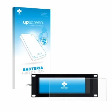 Face avant d’un emballage produit avec le logo de la marque upscreen. À côté, l’appareil GeeekPi DP-0059 7.84