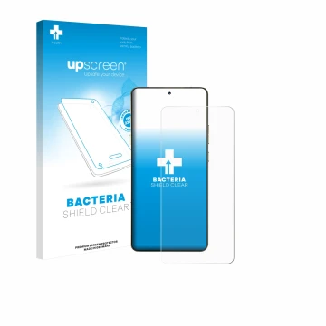 Face avant d’un emballage produit avec le logo de la marque upscreen. À côté, l’appareil Motorola Signature 165 est représenté