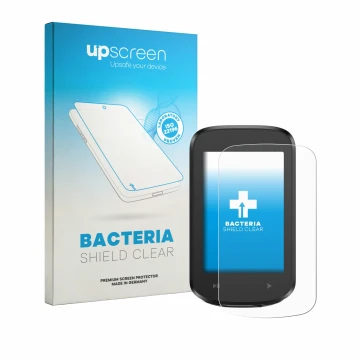 Face avant d’un emballage produit avec le logo de la marque upscreen. À côté, l’appareil igpsport BSC100MAX est représenté ave