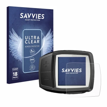 Face avant d’un emballage produit avec le logo de la marque Savvies. À côté, l’appareil Bosch Purion est représenté avec la pr