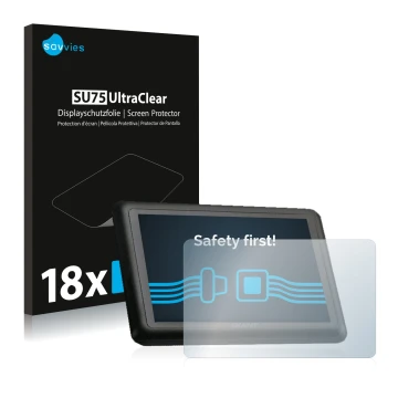 Face avant d’un emballage produit avec le logo de la marque Savvies. À côté, l’appareil Giant RideControl Charge est représent