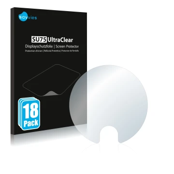 Face avant d’un emballage produit avec le logo de la marque Savvies. À côté, l’appareil Dyson V11 Absolute Pro est représenté 