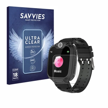 Face avant d’un emballage produit avec le logo de la marque Savvies. À côté, l’appareil Auburet ETX001 est représenté avec la 