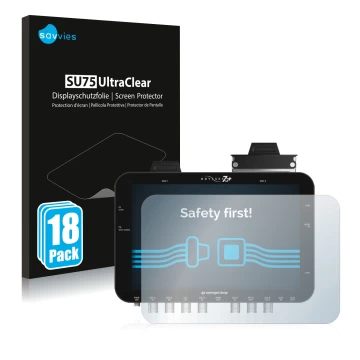 Face avant d’un emballage produit avec le logo de la marque Savvies. À côté, l’appareil Convergent Design Odyssey 7Q+ est repr