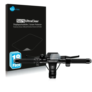 Face avant d’un emballage produit avec le logo de la marque Savvies. À côté, l’appareil SoFlow SO4 Pro (2e Gen.) est représent