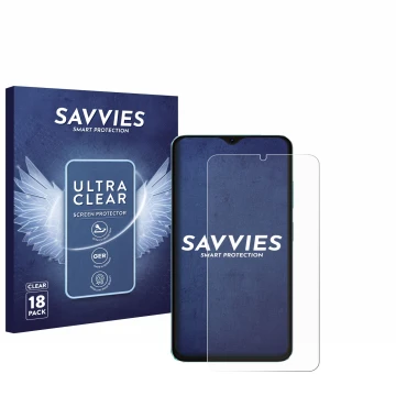 Face avant d’un emballage produit avec le logo de la marque Savvies. À côté, l’appareil Oscal C70 est représenté avec la prote
