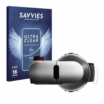 Face avant d’un emballage produit avec le logo de la marque Savvies. À côté, l’appareil Bosch MUM Serie 8 OptiMUM MUM9AX5S00 e