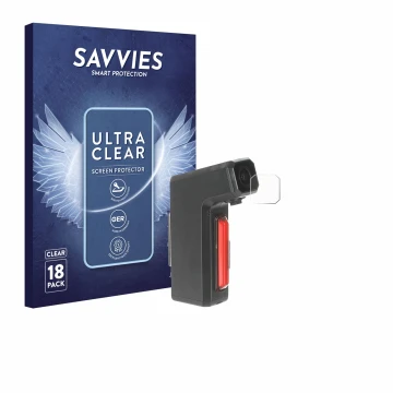 Face avant d’un emballage produit avec le logo de la marque Savvies. À côté, l’appareil Tooo Cycling DVR80 est représenté avec