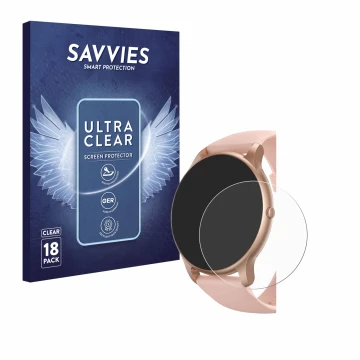 Face avant d’un emballage produit avec le logo de la marque Savvies. À côté, l’appareil Parsonver SR1 1.32