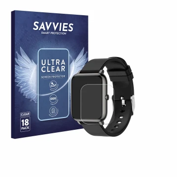 Face avant d’un emballage produit avec le logo de la marque Savvies. À côté, l’appareil Popglory IP67 1.4