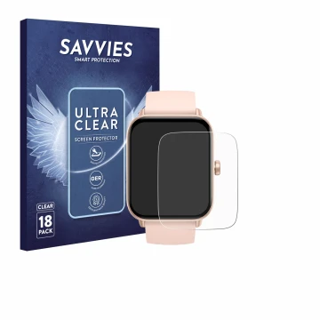 Face avant d’un emballage produit avec le logo de la marque Savvies. À côté, l’appareil Kalinco IDW19 1.8