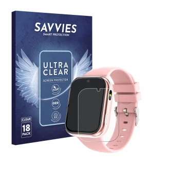 Face avant d’un emballage produit avec le logo de la marque Savvies. À côté, l’appareil Igreeman X53 1.54