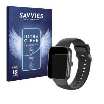 Face avant d’un emballage produit avec le logo de la marque Savvies. À côté, l’appareil Pthtechus S80K est représenté avec la 