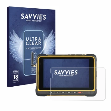 Face avant d’un emballage produit avec le logo de la marque Savvies. À côté, l’appareil AIR3 7.3 est représenté avec la protec