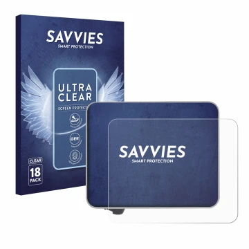 Face avant d’un emballage produit avec le logo de la marque Savvies. À côté, l’appareil Bambu Lab A1 3D Printer est représenté