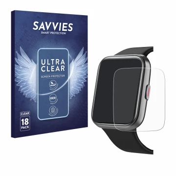 Face avant d’un emballage produit avec le logo de la marque Savvies. À côté, l’appareil Tensky ID208 Plus 1.8