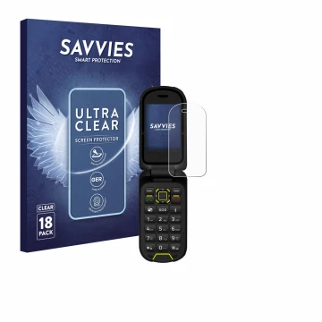 Face avant d’un emballage produit avec le logo de la marque Savvies. À côté, l’appareil Hammer Bow LTE est représenté avec la 