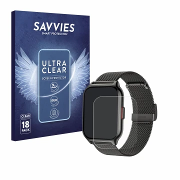 Face avant d’un emballage produit avec le logo de la marque Savvies. À côté, l’appareil Narcid P95 2