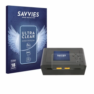 Face avant d’un emballage produit avec le logo de la marque Savvies. À côté, l’appareil Gens Ace IMARS D300 est représenté ave