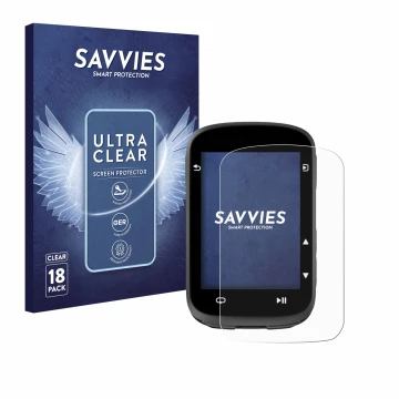 Face avant d’un emballage produit avec le logo de la marque Savvies. À côté, l’appareil CooSpo CS500 est représenté avec la pr