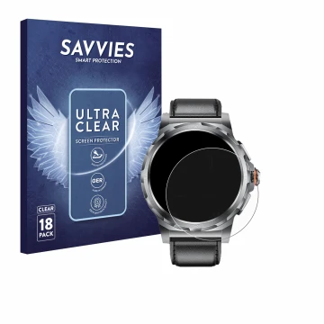 Face avant d’un emballage produit avec le logo de la marque Savvies. À côté, l’appareil LIGE SML6-R-E 1.43