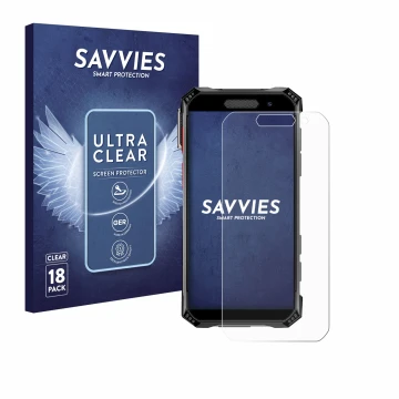 Face avant d’un emballage produit avec le logo de la marque Savvies. À côté, l’appareil Soyes S10 Max est représenté avec la p