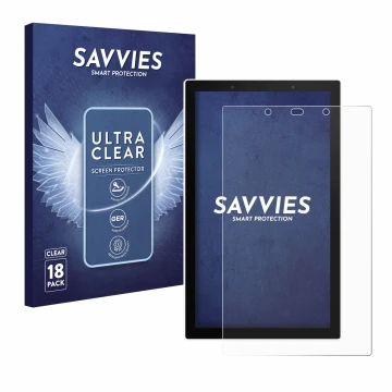 Face avant d’un emballage produit avec le logo de la marque Savvies. À côté, l’appareil SONOFF NSPanel Pro 120 est représenté 