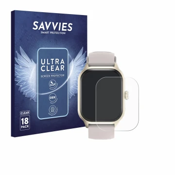 Face avant d’un emballage produit avec le logo de la marque Savvies. À côté, l’appareil LAOYABB QS07 2.01