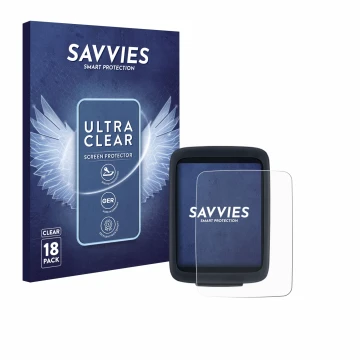 Face avant d’un emballage produit avec le logo de la marque Savvies. À côté, l’appareil Sigma BC 10.0 WR est représenté avec l