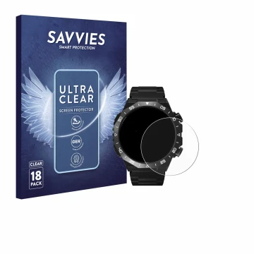 Face avant d’un emballage produit avec le logo de la marque Savvies. À côté, l’appareil HOIFA S11 1.39