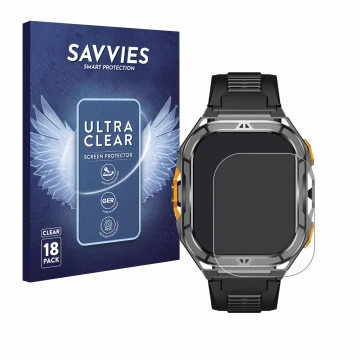 Face avant d’un emballage produit avec le logo de la marque Savvies. À côté, l’appareil Stahlgear Thor 3.0 est représenté avec